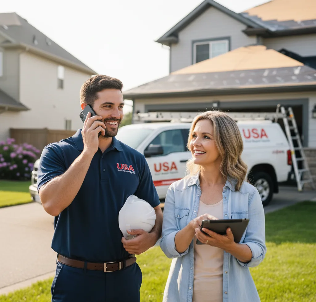 USA Roof Repair Experts customer support in Patchogue